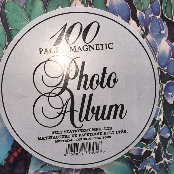 Vintage 100 Page Magnetic Photo Album Butterfly - Picture 2 of 11